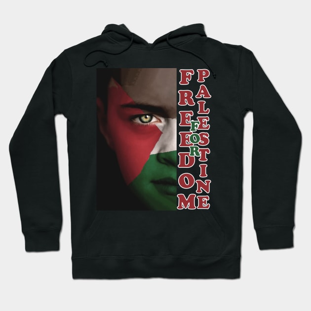 Freedome For Palestine Hoodie by Kaine Ability